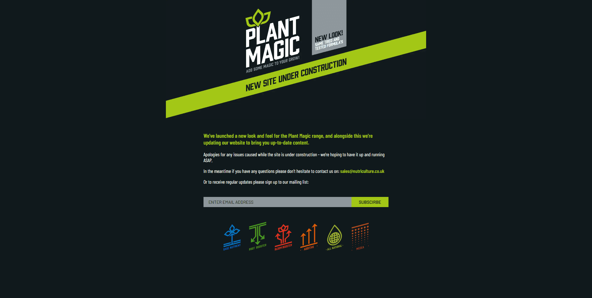 Plant Magic Landing Page