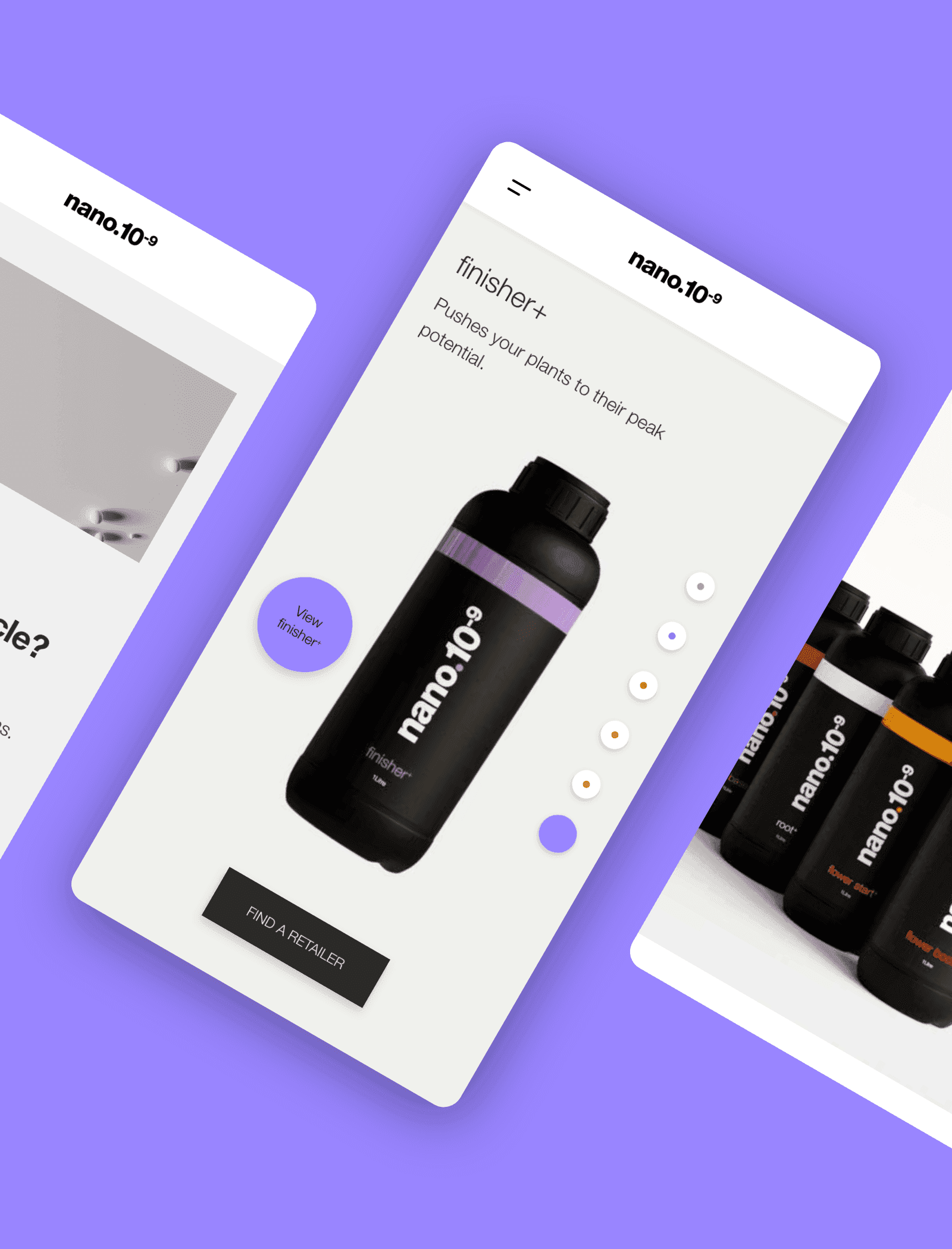 Website Design and Development for nano.10⁻⁹