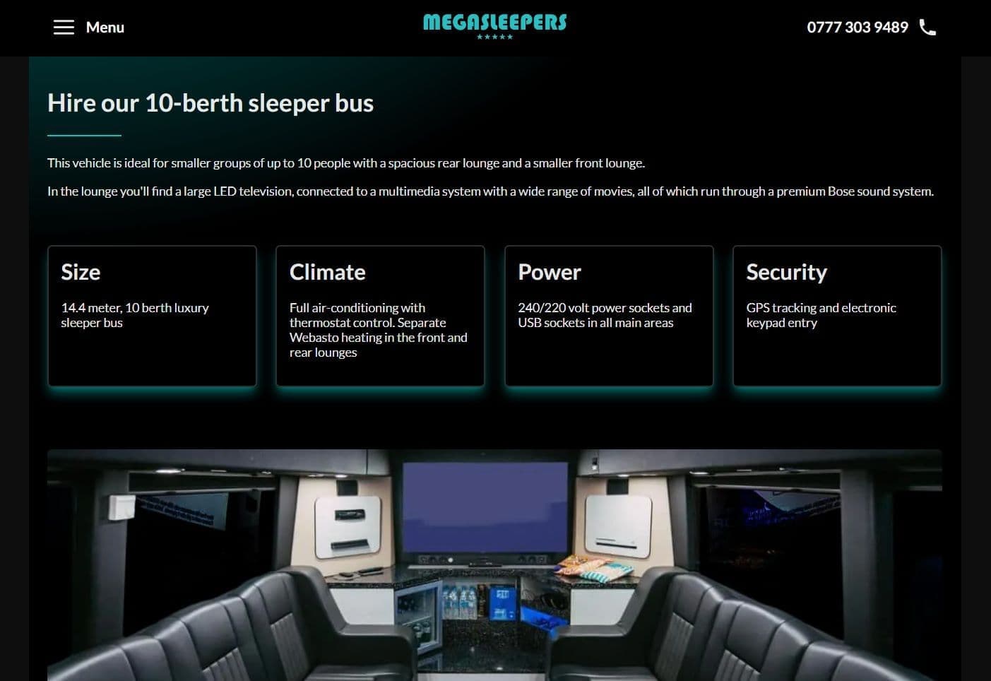 Megasleepers Website Project