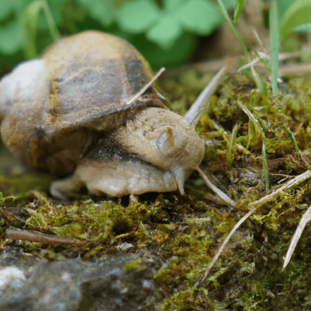 Snail on moss meaning a slow website